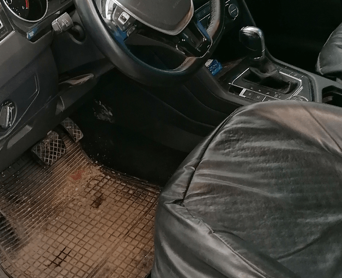 mk car detailing vorher-nachher Innenraum